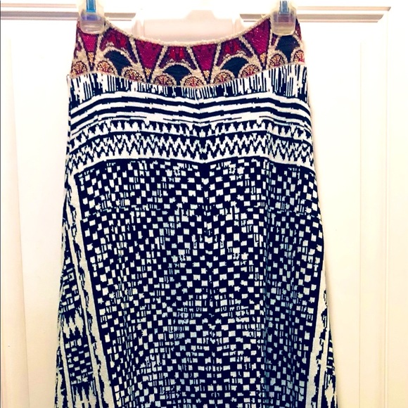 Bohemian LUX Bilbao Intarsia Knit Maxi Skirt Gorgeous 🤩🥰!